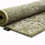 Louis De Poortere alfombra Antiquarian Tabriz 9645 Olive Wood roll