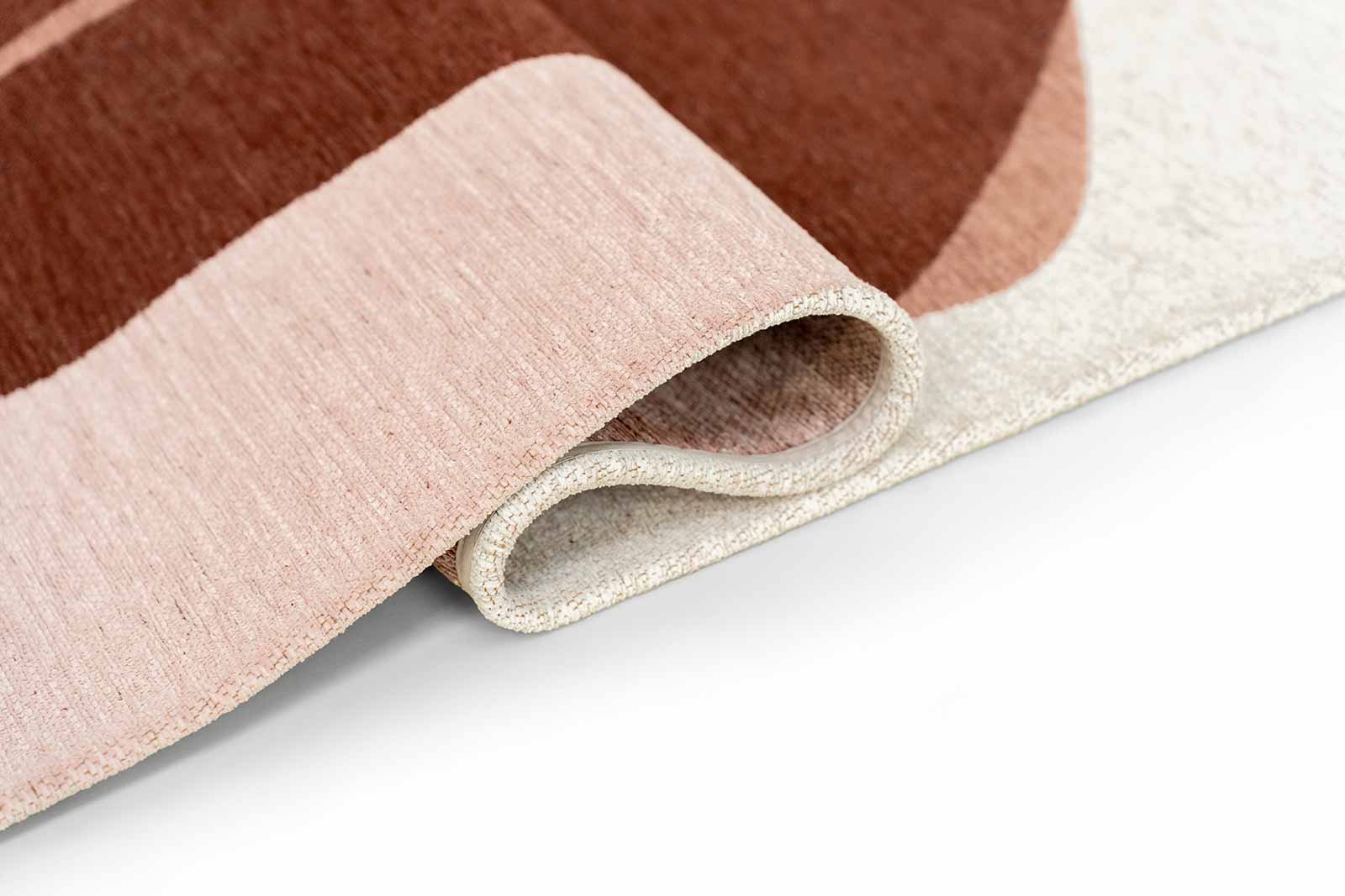 Louis De Poortere alfombra Gallery 2088 Stones Cherry Mocha fold