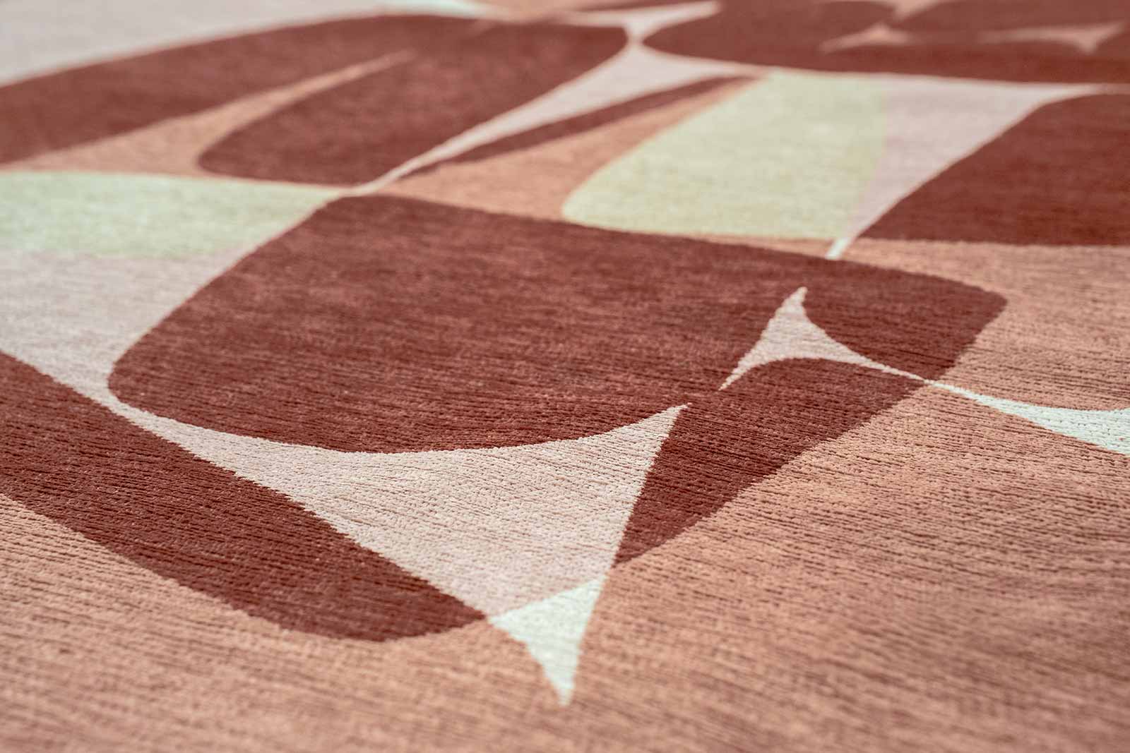 Louis De Poortere alfombra Gallery 2088 Stones Cherry Mocha zoom 3