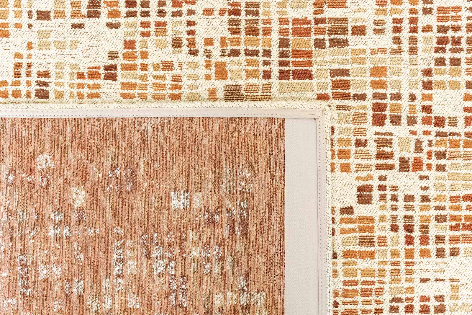 Louis De Poortere alfombra Gallery 2098 Cubik Pumpkin back